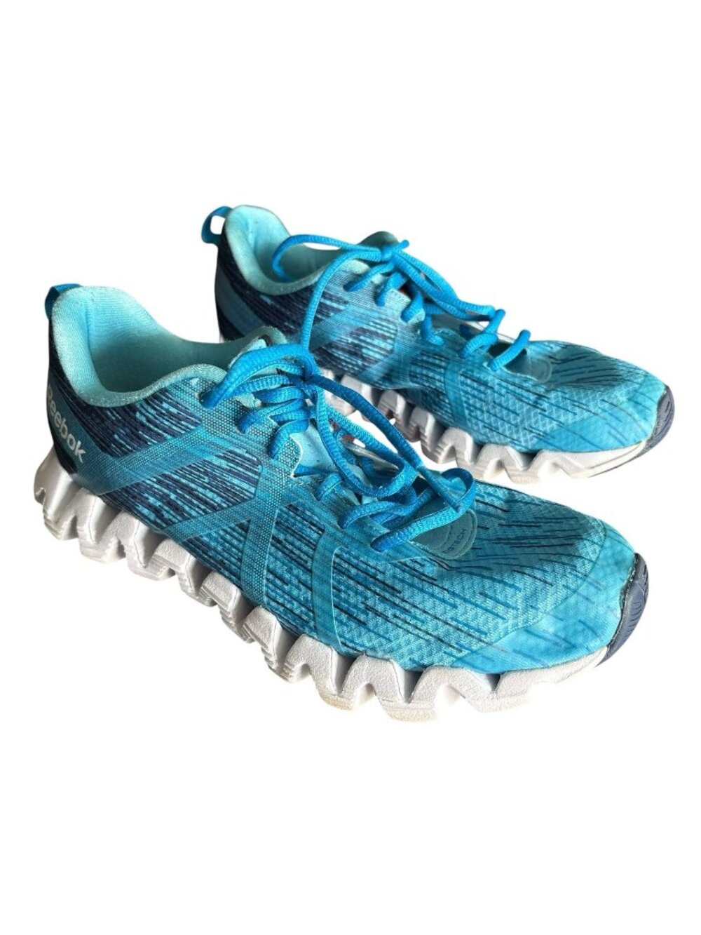 Reebok ZigTech Running Shoes Mens Size 10 Blue Athletic Sneakers